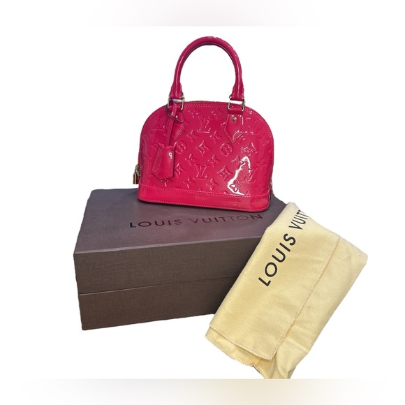 Louis Vuitton  Vernis Alma BB Hot Pink FULL SET - Picture 5 of 6